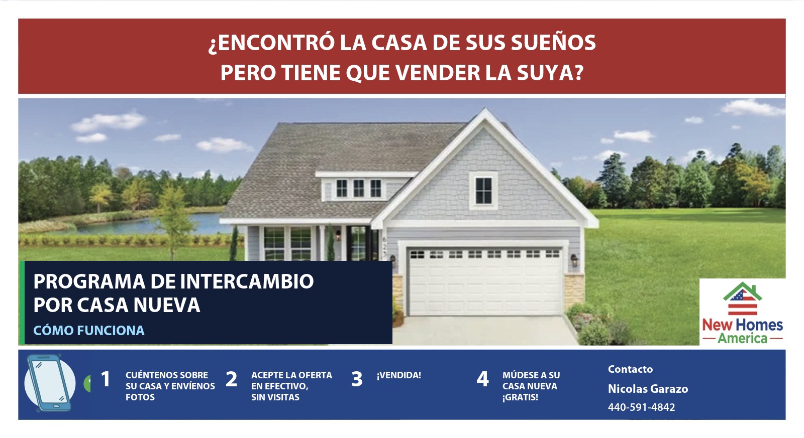 Programa de Intercambio por Casa Nueva — Contacto Scott De Alessandro, 941-448-0041